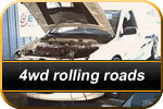 four wheel drive rolling roads